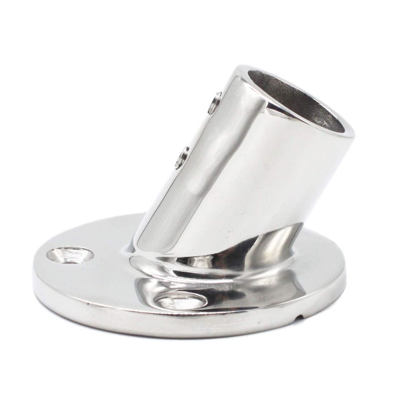 X-Haibei Boat Hand Rail Fittings 60 Degree Rail Base Stainless Steel fit 7/8 inch Tube - Image 1